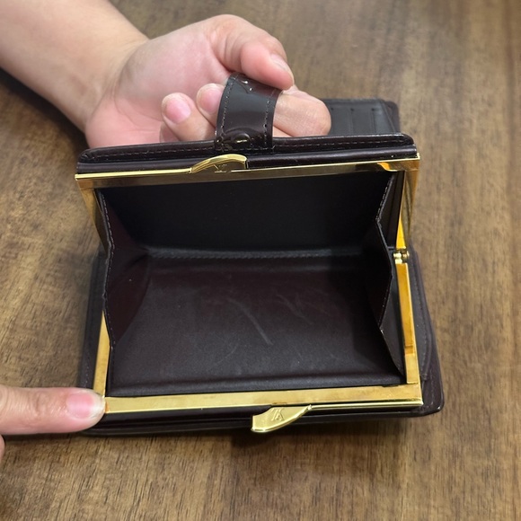 LV Vernis French Purse Wallet Amarante - Picture 4 of 11